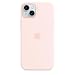 Produktbild Apple iPhone 15 Plus Silikon Case mit MagSafe  Hellrosa
