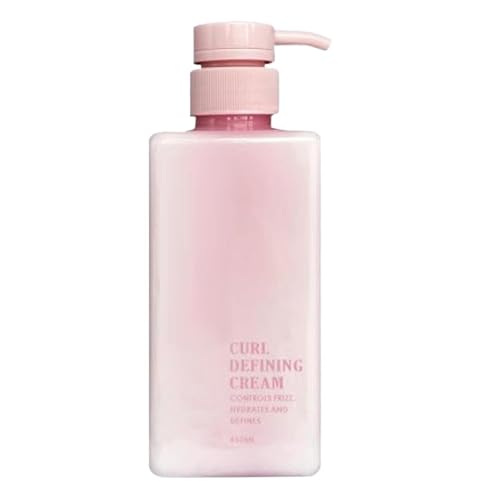 Crema para definir rizos 450 ml Crema para peinar Definidora Mejora las ondas y los rizos mientras agrega condiciones de definición, desenreda y reduce el encrespamiento Gel esculpidor de control