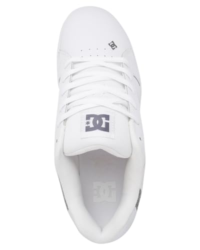 DC Shoes DC Shoes Men's Net Skate Shoe, White Ar Mor White, 8