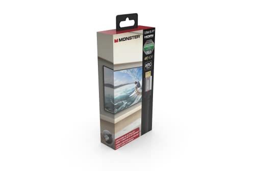 Cable de video HDR HDMI 4K Monster Essentials sin cortes ni pérdida de señal 3