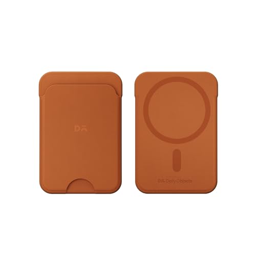 Image of DailyObjects Tan Leatherite MagSafe Card Wallet
