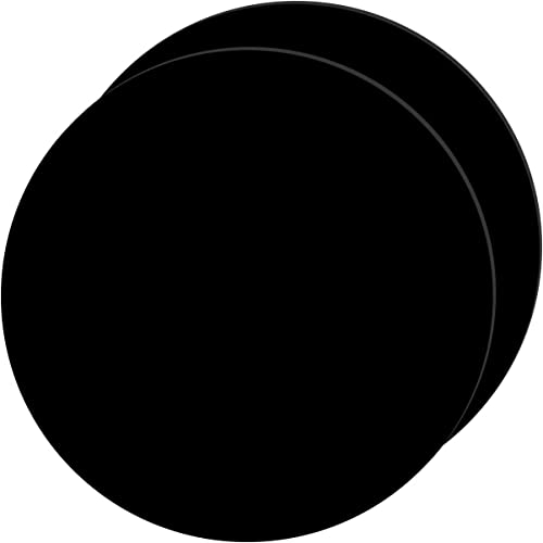 Lastre acriliche colorate, Dischi acrilici rotondi neri 30 cm x 1 mm for lavori fai da te