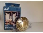 Kirsch 5458.063 One Pair Brass Scarfholder