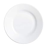 6 platos hondos de vidrio opal extra resistente