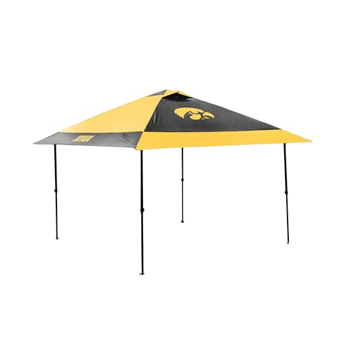 Logo Brands NCAA Iowa Hawkeyes 12x12 Solo Up Canopy...