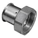 Racor de compresión de tubo compuesto DW IG 16 mm x 3/4".