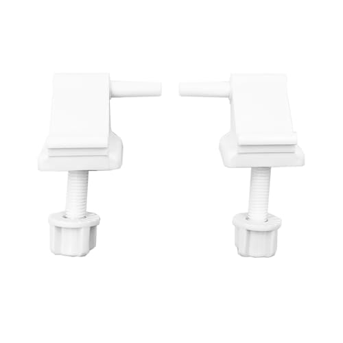 2Pack Toilet Seat Hinge Replacement Plastic Toilet Seat Blots and Nuts Toilet Seat Hardware for Toilet Seat Lid Repair Replacement