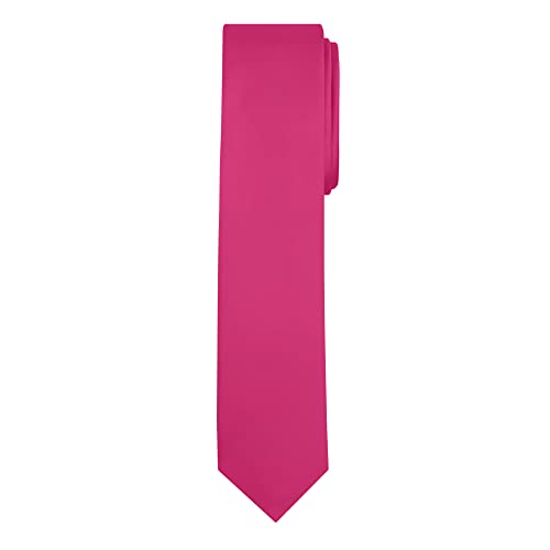 Image of Jacob Alexander Men's Skinny Width 2 inch Solid Color Tie