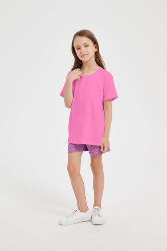 Image of 2-Pack Kids Cotton T-Shirts Short Sleeve Basic Tops for Toddlers Boys Girls