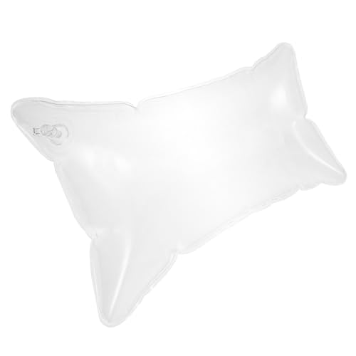 QUMIIRITY Almohada Impermeable enfriamiento Asiento decoración Almohada Inflable Esterilla Hinchable colchonetas inflables sofá cojín Equipo de Campamento de polivinilo Transparent