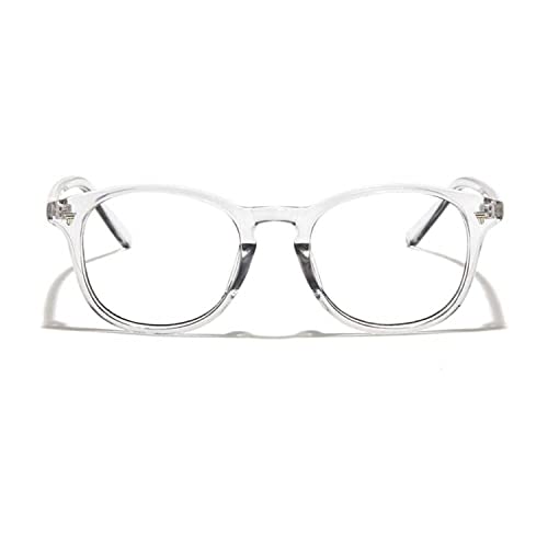 Image of IFLASH Blue Light Blocking Glasses Gaming Filter Transparent Round Eyeglasses for Eye Protection Men Women, Computer /Tablet /Laptop /Mobile /TV, Anti-blue & Anti eyestrain