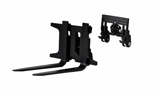 Amewi 28138 Schnellwechsler mit Gabel für Radlader-Modelle G48XE, Schwarz