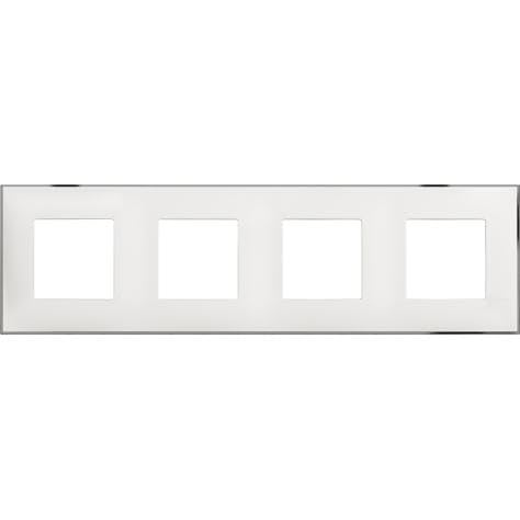 Plaque de commutation et obturateur Legrand R4802M4WR pour un salon épuré