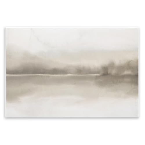 Stupell Industries Hazy Lakeside Landscape Reflection Modern Abstract Design, Design by Ann Bailey
