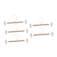 TOPBATHY Wrought Iron Wooden Trouser Hanger Ladder Garment Rack Hangers Quilt Holder Quilt Rack Pants Hanger Decor Organizer Coat Hanger Cloth Drying Rack Towel Rack Velvet Beech