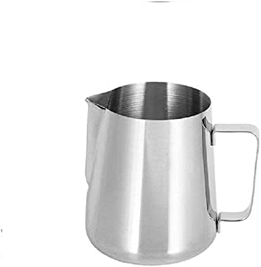 KMW Stainless Steel Milk Frothy Cup l Heavy Guage, High Grade Stainless Steel I Food Grade, Hygienic & Durable I 1000 Ml, Medium