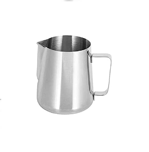 Sponsored Ad - KMW Stainless Steel Milk Frothy Cup l Heavy Guage, High Grade Stainless Steel I Food Grade, Hygienic & Durable I 1000 Ml, Medium