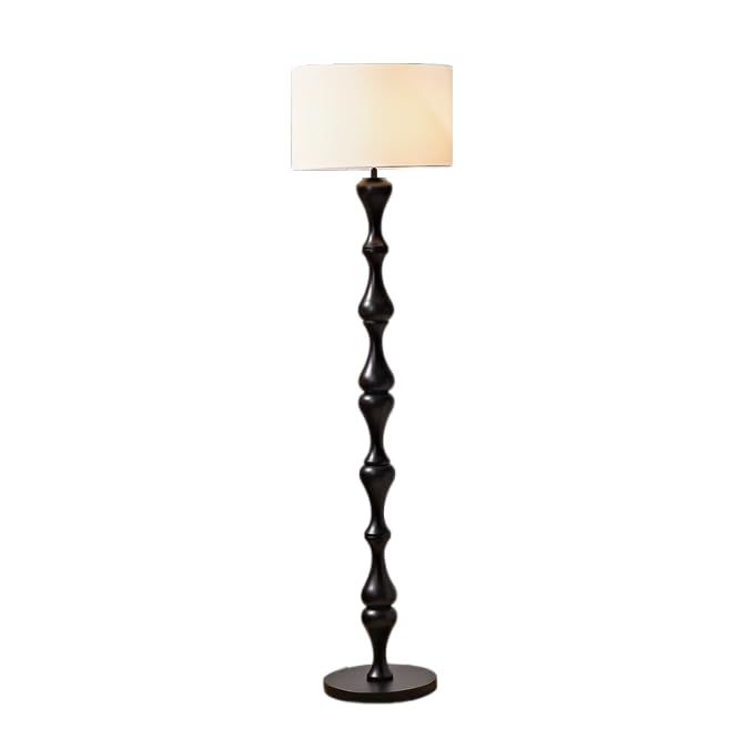 Lámpara de pie de madera maciza WouND de estilo chino para salón