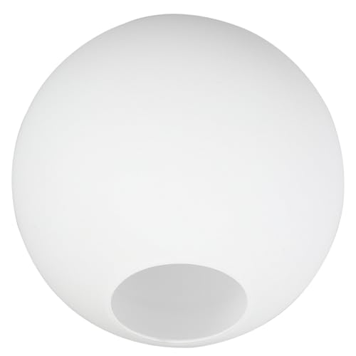 Beavorty Paralume Sfera Vetro Opaco Bolle Foro 5,5 CM 12 CM per Lampadario a Sospensione, per Soggiorno e Camera da Letto