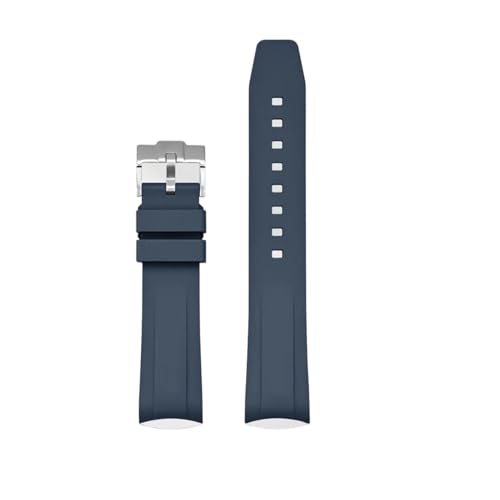 Bracelet caoutchouc fluoré Tudor Black Bay 20 mm extrémité incurvée FKM
