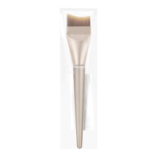 Brocha de base para maquillaje líquido, herramienta correctora de uso en seco y húmedo, brocha de base plana | para mezclar crema líquida para mujeres, mejillas, debajo de los ojos, nariz y cara