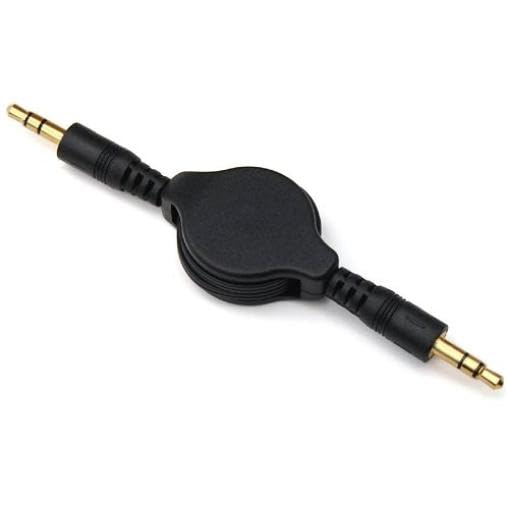 Cable Auxiliar Retráctil 3.5mm Jack Negro miniatura 5
