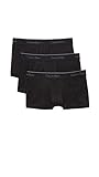 Calvin Klein Men's Underwear Microfiber Stretch 3 Pack Trunk, Black, Small