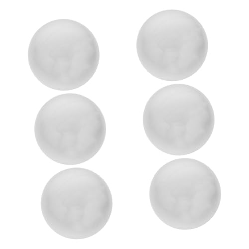 Garneck 6pcs Polished Stainless Steel Balls Garden Gazing Balls Reflective Mirror for Outdoor