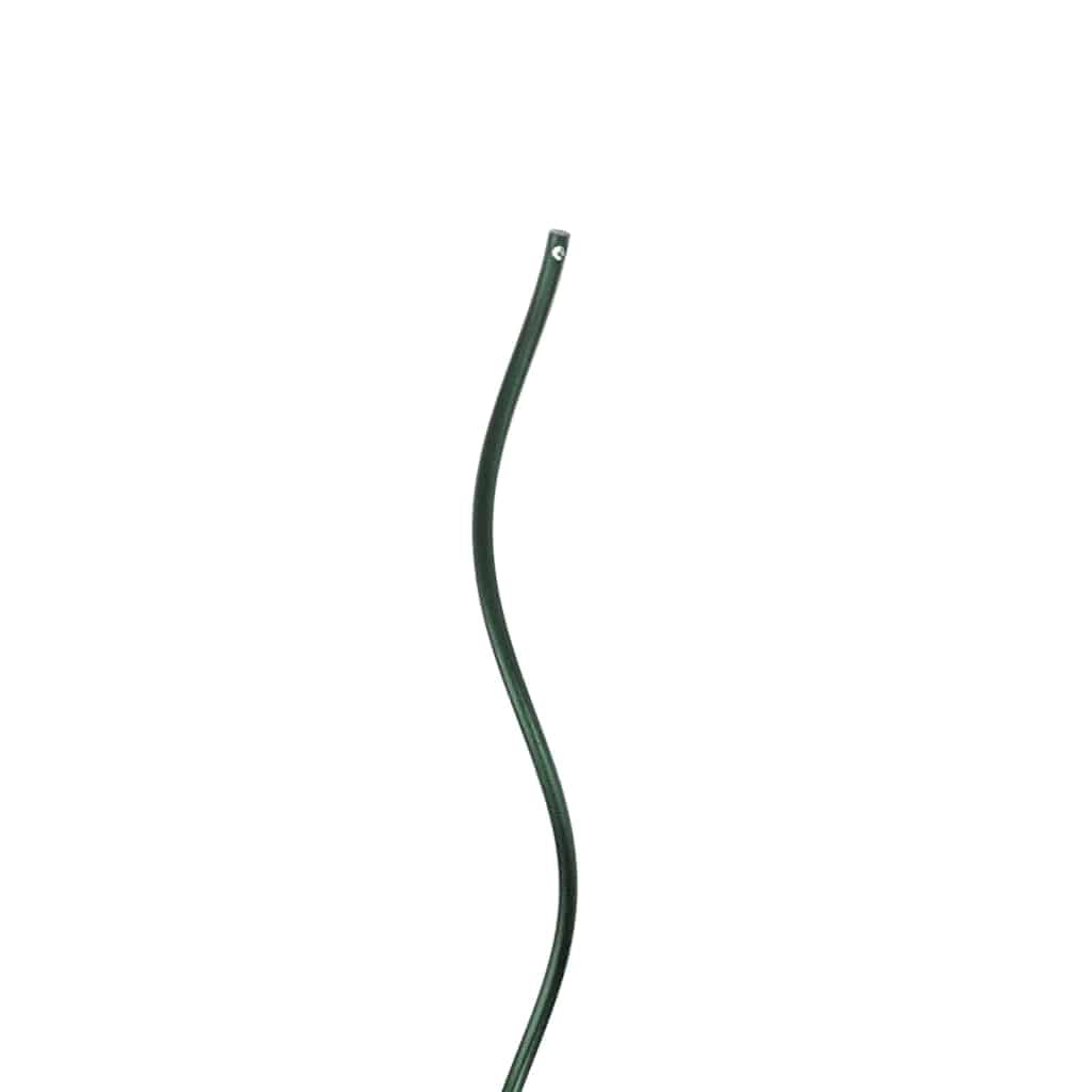 Soporte para plantas de acero verde, 110 x 0,6 x 0,6 cm, 5 unidades en espiral, soporte para tomates en jardín, balcón, bancal elevado para fijar y cultivar plantas trepadoras