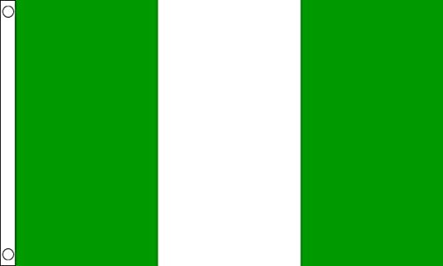 Flagtex Nigeria Flag 5ft x 3ft (150cm x 90cm)