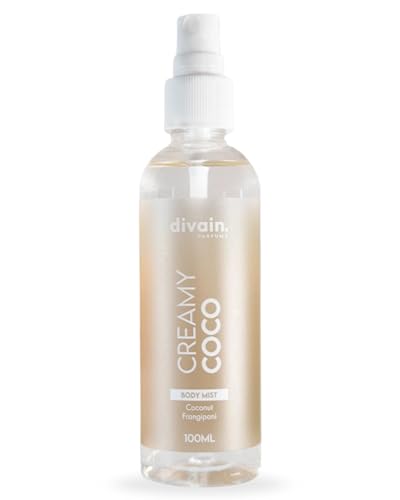 Brume Corporelle Fruitée Orientale 100ml | Sophistiquée & Enveloppante, avec Noix de Coco Crémeuse, Unisexe | Creamy Coco Body Mist | divain.Parfums