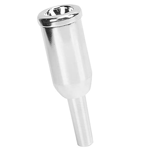 9.8mm / 0.4in Trumpet Mouthpiece Trumpet Mouthpiece, 9.8mm Trumpet Mouthpiece Copper Silvering Water Injection Trumpet Mouthpiece 4?1/2 Universal Instrument for Change the Tone