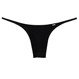 M ブラック メンズビキニ【La-PommeHomme/ラポーム・オム】フロントノーシーム 極小 ビキニ 下着 メンズ アンダーウェア パンツ セクシー