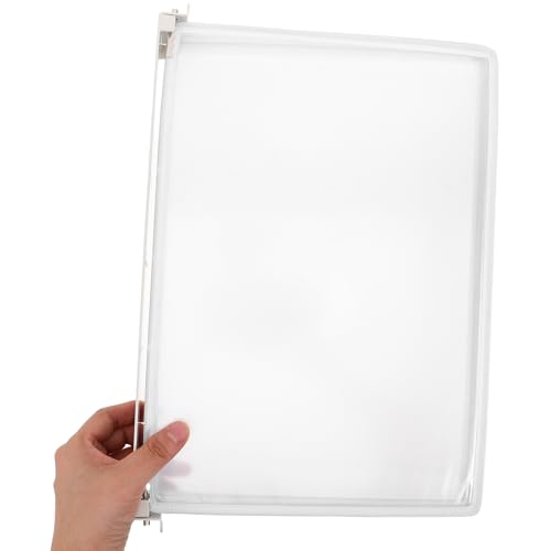 Soporte de pared resistente para archivos, de alta capacidad, 5 Pa, para documentos A4, ahorro de espacio, PVC, hierro, oficina, sistema de visualización eficiente de documentos