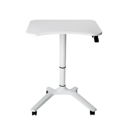 Postazione di lavoro ergonomica portatile regolabile in altezza per presentazioni e consultazioni di formazione in ufficio per risparmiare spazio per una maggiore produttività