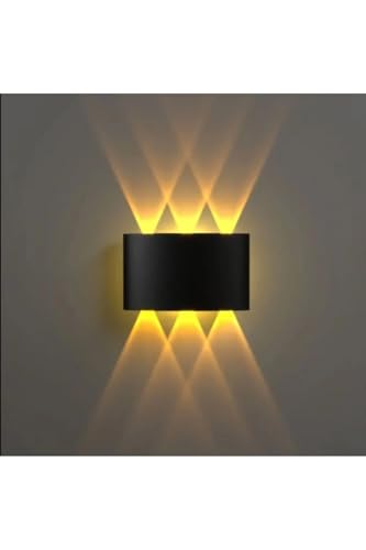 Ct-8011 Haiti Led Aplik 10W Amber Çift Taraflı, Siyah