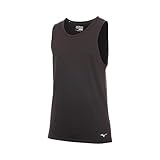 Mizuno Men's Standard Infinity Singlet, Black, XX-Large