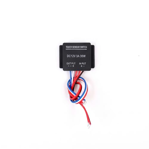 Image of Touch Sensor Switch DC 12V 3A 36W, Stepless Dimming Controller for LED Strip Lights, Mirror Wardrobes and Bathroom Mirrors