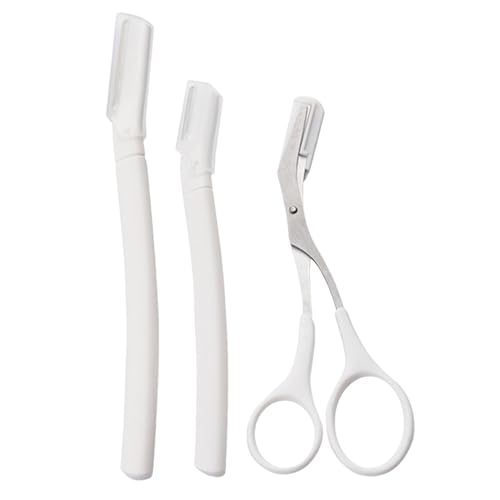 Afeitadora De Cejas Para Mujeres | Precisión en Acero Inoxidable con Protector de Seguridad | Modelador Facial Y Afeitador De Cejas Masculino - Para el Cuidado Diario Viajes Hogar Baño