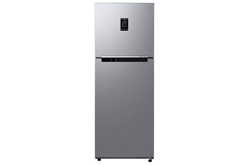 Image of Samsung 301 L, 2 Star, Convertible 5-in-1 Digital Inverter with Display Frost Free Double Door Refrigerator (RT31H4522S8 /HL, Silver, Light DOI Metal, 2026 Model)