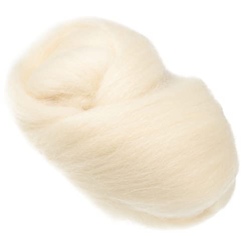 ULDIGI Felting Wool Strips Needle Felt Wool Roll Felting Kit 1 Roll DIY Craft Making Felts