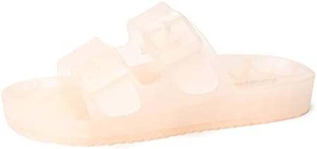 FUNKYMONKEY Women's Comfort Slides Double Buckle Adjustable EVA F...