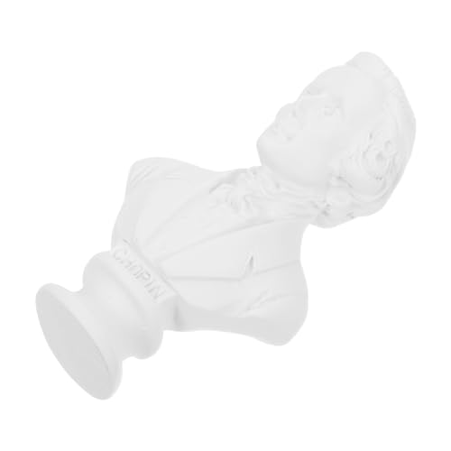 Alipis Kunstharz Skulptur Kleine Büstenstatue Als Dekoration Für Regale Und Schreibtisch Heimdekor Büstenskulptur Miniatur