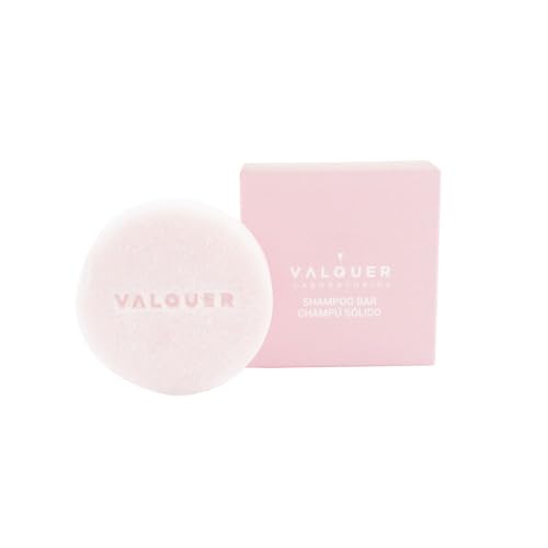 Valquer Laboratorios Petal Solid Shampoo for Dry Hair (Moisturizing and Repairing) With Coconut Oil and Aloe Vera. Formulation Zero%: Sulfate-Free, Soap-Free, Plastic-Free, Vegan - 50 Gr