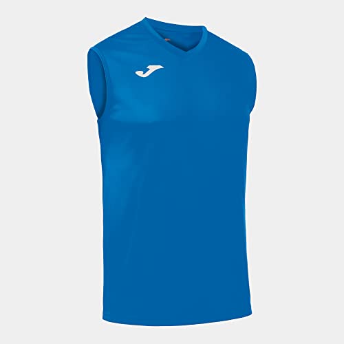 Joma - Camiseta Deportiva Sin Manga Hombre - Ligera y Transpirable Ideal para Todo Tipo de Deporte, Combi, Royal, XXL