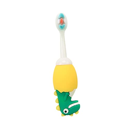 FOMIYES Kids Automatic Toothbrush Gentle Gum Care Toothbrush Soft Bristles Boys/Dinosaur Theme Random Color