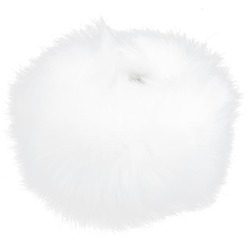 WOFASHPURET Warm Plush Arm Sleeves Winter Wrist Protector Fashion Cuff Covers for Adults