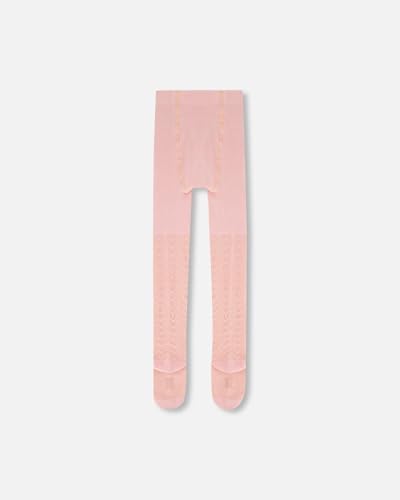 Deux par Deux Tonal Jacquard Tights Light Pink Girl Kids - 7/8 Years2