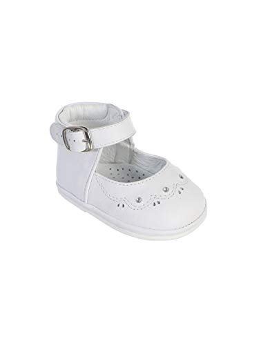 Girl's T-Strap Ankle Strap High Top Baptism Special Occasion Leather Shoes