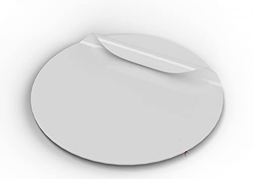 Termofol Heizfolie 230v unter Wandspiegel - Heizmatte Anti-Dampf fur Badezimmer - Badspiegel Heizung Elektrisch - Spiegelheizung Wandheizung Folie - Oval - ⌀ 60 cm(60W)